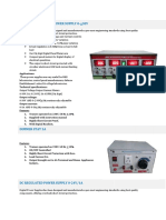 Dual DC Regulated Power Supply