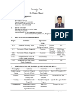 Dr. Nafees Ahmed: Curriculum Vitae of