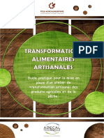 Guide Transformations Alimentaires Artisanales