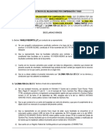 Convenio de Extincion de Obligaciones Por Compensación y Pago