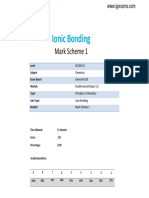 6.1 Ionic Bonding (1C) MS