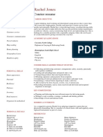 Courier Resume Template