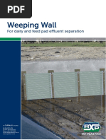 Weeping Wall Brochure