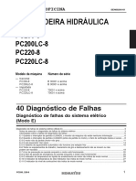 Diagnostico Falha Parte Eletrica pc200