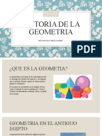 Historia de La Geometria