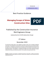 CIREG - Managing Escape of Water Risk On Construction Sites 5th Edition