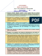 Manual de Convivencia - Obligaciones