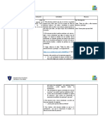 Objetivo de Aprendizaje #De Horas Fecha Indicador de Evaluación Actividades Recursos