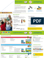 Letterland Teacher Leaflet