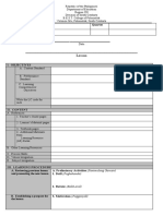 Lesson Plan Template