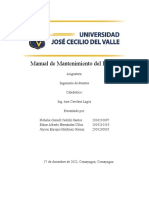 Manual de Mantenimiento Del Puente