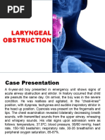 Laryngeal Obstruction