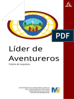 Tarjeta Lider de Aventureros MJZN