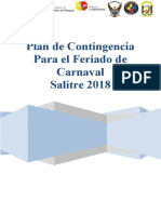 Plan de Contingencia Carnaval 2018 SALITRER