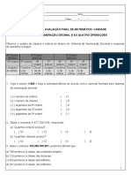 Revisão de Matemática I Unidade 1