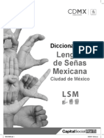 Diccionario De: Lengua de Señas Mexicana