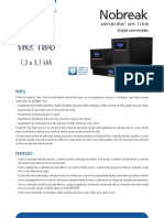 Nobreak SMS Sinus Triad 1200VA
