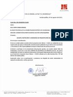 Carta Invitacion Proyecto Apicola