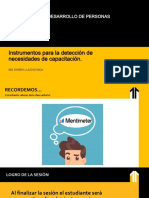 S3 - Instrumentos para La Detección de Necesidades de Capacitación