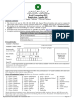 SSC Candidate Registration Form - Re-Sit Examinations 2023