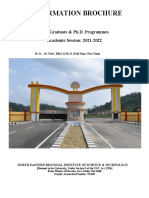 Information Brochure PG PHD 2021-22