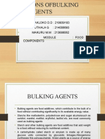 Bulking Agents-Presentation