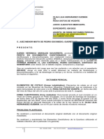 DICTAMEN PERICIAL GRAFOSCOPÍA Y DOCUMENTOSCOPÍA - J. EJECUTIVO MERC (Falsificación Por Disimul