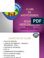 Apresentação e Treinamento de Clube de Aventureiros