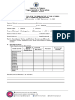 Monitoring Tool For The Opening of Classes