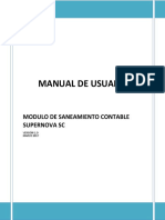 Manual de Usuario Saneamiento Contable