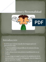 Bilingüismo y Personalidad