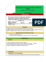 Plan de Clases de Educacion Fisica de La Cipa