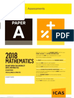 ICAS Test Maths A 2018