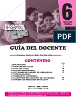 6to Grado Guía Programación Curricular