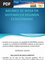 U1-4balance de Masa en Sistemas en Regimen Estacionario