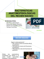 Caracteristicas Anatomofisiológicas Del Recien Nacido - BP7