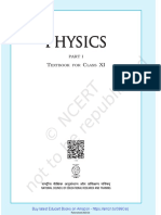 NCERT Class 11 Physics Book (Part I)