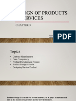 Chapter 3 Design of Products & Services