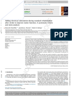 Adding Electrical Stimulation During Standard Rehabilitation