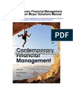 Contemporary Financial Management 14th Edition Moyer Solutions Manual