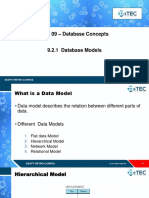 Unit 9.2 Database Models