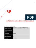 Silabo Matemática Aplicada A Las Tecnologías