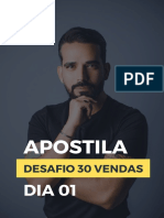 Apostila: Desafio 30 Vendas Desafio 30 Vendas