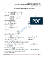 Assginment Inverse Trigonomatric R. D. Sharma