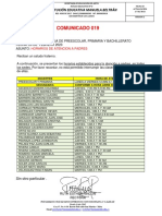 Com 019 Horarios de Atencion A Padres