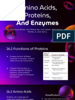 Amino Acids, Proteins, and Enzymes