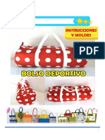 Bolso Deportivo Moldes e Instrucciones