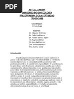 Actualizacion Consenso FASGO 2018 Preservacion de La Fertilidad