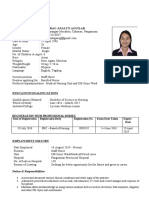 Analyn Dagarag CV