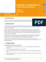 Unit 62 Principles and Operation of Three Phase Systems